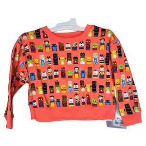 NEW Disney Store 100th Anniversary Toddler Sweatshirt Allover Character Print 3T